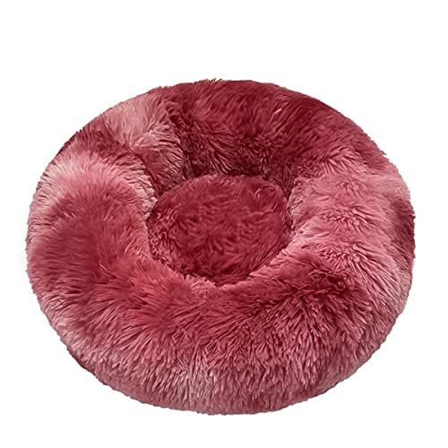 JunJiale Beruhigende Hundebetten, Donut-Hundebett für kleine Hunde, bequemes Kuschel-Hundebett und Katzenbett aus Kunstfell, waschbares Hundebett, Durchmesser 119 cm JunJiale Beruhigende Hundebetten, Donut-Hundebett für kleine Hunde, bequemes Kuschel-Hundebett und Katzenbett aus Kunstfell, waschbares Hundebett, Durchmesser 119 cm von JunJiale