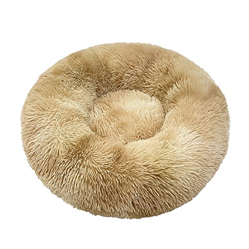 JunJiale Beruhigende Hundebetten, Donut-Hundebett für kleine Hunde, bequemes Kuschel-Hundebett und Katzenbett aus Kunstfell, waschbares Hundebett, Durchmesser 119 cm JunJiale Beruhigende Hundebetten, Donut-Hundebett für kleine Hunde, bequemes Kuschel-Hundebett und Katzenbett aus Kunstfell, waschbares Hundebett, Durchmesser 119 cm von JunJiale
