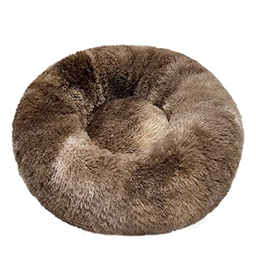 JunJiale Beruhigende Hundebetten, Donut-Hundebett für kleine Hunde, bequemes Kuschel-Hundebett und Katzenbett aus Kunstfell, waschbares Hundebett, Durchmesser 119 cm JunJiale Beruhigende Hundebetten, Donut-Hundebett für kleine Hunde, bequemes Kuschel-Hundebett und Katzenbett aus Kunstfell, waschbares Hundebett, Durchmesser 119 cm von JunJiale
