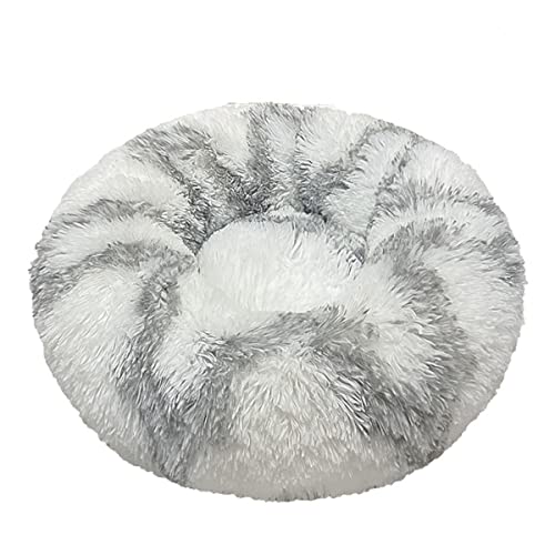 JunJiale Beruhigende Hundebetten, Donut-Hundebett für kleine Hunde, bequemes Kuschel-Hundebett und Katzenbett aus Kunstfell, waschbares Hundebett, Durchmesser 119 cm JunJiale Beruhigende Hundebetten, Donut-Hundebett für kleine Hunde, bequemes Kuschel-Hundebett und Katzenbett aus Kunstfell, waschbares Hundebett, Durchmesser 119 cm von JunJiale