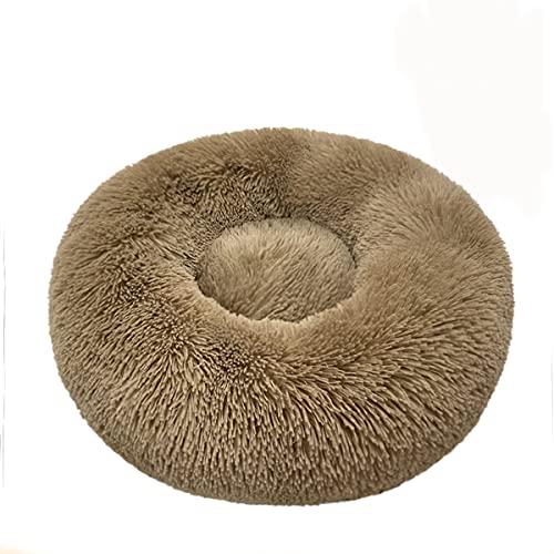JunJiale Beruhigende Hundebetten, Donut-Hundebett für kleine Hunde, bequemes Kuschel-Hundebett und Katzenbett aus Kunstfell, waschbares Hundebett, Durchmesser 119 cm JunJiale Beruhigende Hundebetten, Donut-Hundebett für kleine Hunde, bequemes Kuschel-Hundebett und Katzenbett aus Kunstfell, waschbares Hundebett, Durchmesser 119 cm von JunJiale