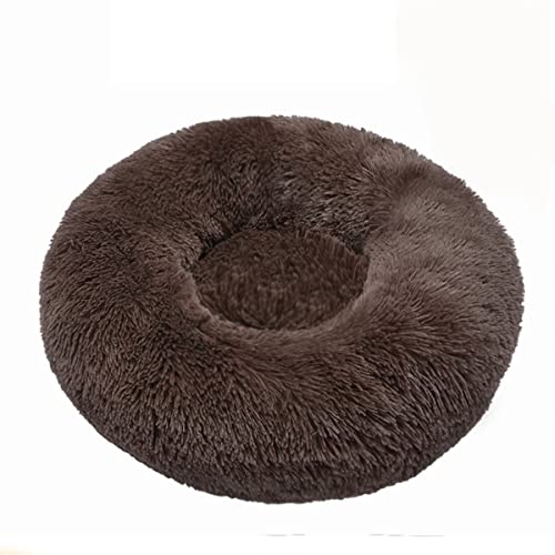 JunJiale Beruhigende Hundebetten, Donut-Hundebett für kleine Hunde, bequemes Kuschel-Hundebett und Katzenbett aus Kunstfell, waschbares Hundebett, Durchmesser 119 cm JunJiale Beruhigende Hundebetten, Donut-Hundebett für kleine Hunde, bequemes Kuschel-Hundebett und Katzenbett aus Kunstfell, waschbares Hundebett, Durchmesser 119 cm von JunJiale