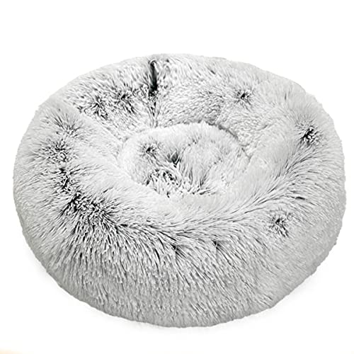 JunJiale Beruhigende Hundebetten, Donut-Hundebett für kleine Hunde, bequemes Kuschel-Hundebett und Katzenbett aus Kunstfell, waschbares Hundebett, Durchmesser 119 cm JunJiale Beruhigende Hundebetten, Donut-Hundebett für kleine Hunde, bequemes Kuschel-Hundebett und Katzenbett aus Kunstfell, waschbares Hundebett, Durchmesser 119 cm von JunJiale