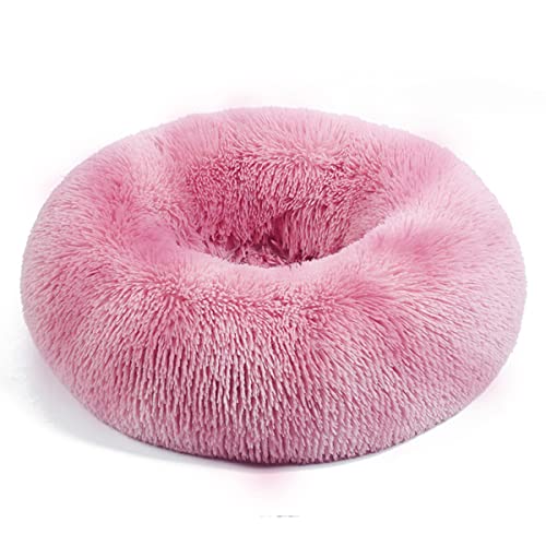 JunJiale Beruhigende Hundebetten, Donut-Hundebett für kleine Hunde, bequemes Kuschel-Hundebett und Katzenbett aus Kunstfell, waschbares Hundebett, Durchmesser 40,6 cm JunJiale Beruhigende Hundebetten, Donut-Hundebett für kleine Hunde, bequemes Kuschel-Hundebett und Katzenbett aus Kunstfell, waschbares Hundebett, Durchmesser 40,6 cm von JunJiale