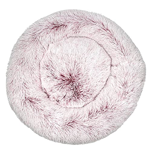 JunJiale Beruhigendes Hunde- und Katzenbett, Anti-Angst-Donut-Kuschelbett, wärmend, gemütlich, weich, rund, flauschig, Kunstplüsch-Kissenbett für JunJiale Beruhigendes Hunde- und Katzenbett, Anti-Angst-Donut-Kuschelbett, wärmend, gemütlich, weich, rund, flauschig, Kunstplüsch-Kissenbett für von JunJiale