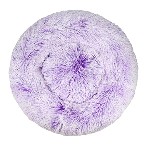 JunJiale Beruhigendes Hunde- und Katzenbett, Anti-Angst-Donut-Kuschelbett, wärmend, gemütlich, weich, rund, flauschig, Kunstplüsch-Kissenbett JunJiale Beruhigendes Hunde- und Katzenbett, Anti-Angst-Donut-Kuschelbett, wärmend, gemütlich, weich, rund, flauschig, Kunstplüsch-Kissenbett von JunJiale