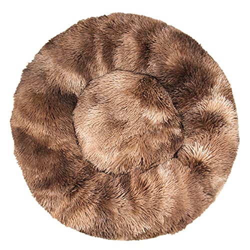 JunJiale Beruhigendes Hunde- und Katzenbett, Anti-Angst-Donut-Kuschelbett, wärmend, gemütlich, weich, rund, flauschig, Kunstplüsch-Kissenbett für JunJiale Beruhigendes Hunde- und Katzenbett, Anti-Angst-Donut-Kuschelbett, wärmend, gemütlich, weich, rund, flauschig, Kunstplüsch-Kissenbett für von JunJiale