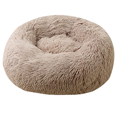 JunJiale Beruhigendes Hundebett, bequemes Donut-Kuschelbett, rundes Hundebett, ultraweich, waschbar, für Hunde und Katzen, bequemes Haustierbett, 109,2 cm von JunJiale