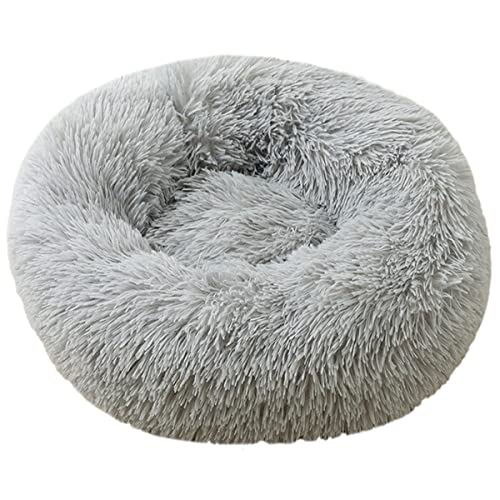 JunJiale Beruhigendes Hundebett, bequemes Donut-Kuschelbett, rundes Hundebett, ultraweich, waschbar, für Hunde und Katzen, bequemes Haustierbett, 40,6 cm JunJiale Beruhigendes Hundebett, bequemes Donut-Kuschelbett, rundes Hundebett, ultraweich, waschbar, für Hunde und Katzen, bequemes Haustierbett, 40,6 cm von JunJiale