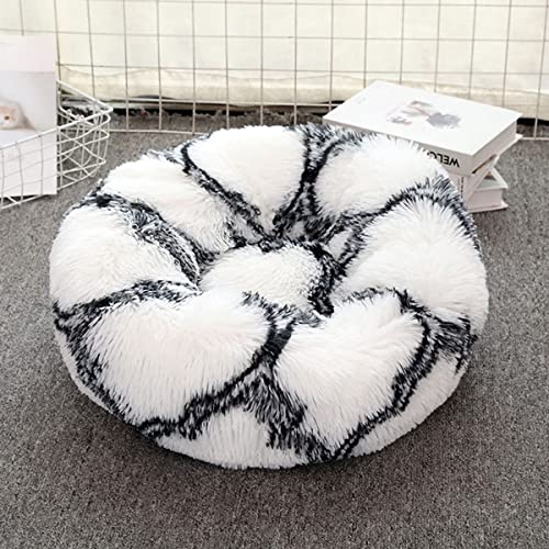 JunJiale Beruhigendes Hundebett und Katzenbett, Anti-Angst, Donut-Hundebett, wärmend, gemütlich, weich, rundes Bett, für kleine, mittelgroße Hunde und Katzen, 40,6 cm JunJiale Beruhigendes Hundebett und Katzenbett, Anti-Angst, Donut-Hundebett, wärmend, gemütlich, weich, rundes Bett, für kleine, mittelgroße Hunde und Katzen, 40,6 cm von JunJiale