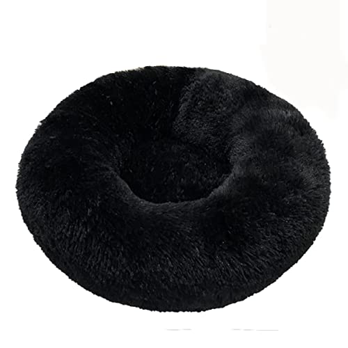 JunJiale Beruhigendes Hundebett und Katzenbett, Anti-Angst-Donut-Hunde-Kuschelbett, flauschiges Kunstplüsch-Hunde- und Katzenbett für kleine, mittelgroße Hunde und Katzen, Durchmesser 109 cm JunJiale Beruhigendes Hundebett und Katzenbett, Anti-Angst-Donut-Hunde-Kuschelbett, flauschiges Kunstplüsch-Hunde- und Katzenbett für kleine, mittelgroße Hunde und Katzen, Durchmesser 109 cm von JunJiale