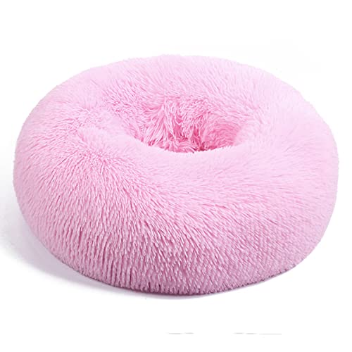 JunJiale Beruhigendes Hundebett und Katzenbett, Anti-Angst-Donut-Hunde-Kuschelbett, flauschiges Kunstplüsch-Hunde- und Katzenbett für kleine, mittelgroße Hunde und Katzen, Durchmesser 119 cm JunJiale Beruhigendes Hundebett und Katzenbett, Anti-Angst-Donut-Hunde-Kuschelbett, flauschiges Kunstplüsch-Hunde- und Katzenbett für kleine, mittelgroße Hunde und Katzen, Durchmesser 119 cm von JunJiale