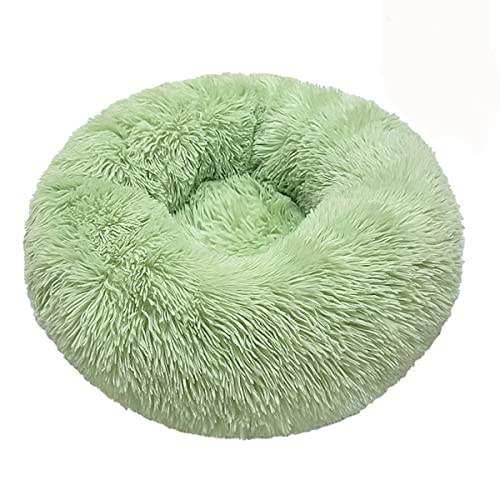 JunJiale Beruhigendes Hundebett und Katzenbett, Anti-Angst-Donut-Hunde-Kuschelbett, flauschiges Kunstplüsch-Hunde- und Katzenbett für kleine, mittelgroße Hunde und Katzen, Durchmesser 119 cm JunJiale Beruhigendes Hundebett und Katzenbett, Anti-Angst-Donut-Hunde-Kuschelbett, flauschiges Kunstplüsch-Hunde- und Katzenbett für kleine, mittelgroße Hunde und Katzen, Durchmesser 119 cm von JunJiale