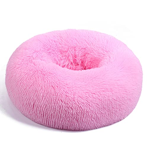 JunJiale Beruhigendes Hundebett und Katzenbett, Anti-Angst-Donut-Hunde-Kuschelbett, flauschiges Kunstplüsch-Hunde- und Katzenbett für kleine, mittelgroße Hunde und Katzen, Durchmesser 50,8 cm JunJiale Beruhigendes Hundebett und Katzenbett, Anti-Angst-Donut-Hunde-Kuschelbett, flauschiges Kunstplüsch-Hunde- und Katzenbett für kleine, mittelgroße Hunde und Katzen, Durchmesser 50,8 cm von JunJiale
