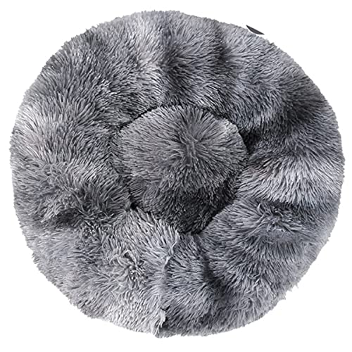 JunJiale Beruhigendes Hundebett und Katzenbett, Anti-Angst-Donut-Hundebett, wärmend, gemütlich, weich, rundes Bett, für kleine, mittelgroße Hunde und Katzen, 109 cm JunJiale Beruhigendes Hundebett und Katzenbett, Anti-Angst-Donut-Hundebett, wärmend, gemütlich, weich, rundes Bett, für kleine, mittelgroße Hunde und Katzen, 109 cm von JunJiale