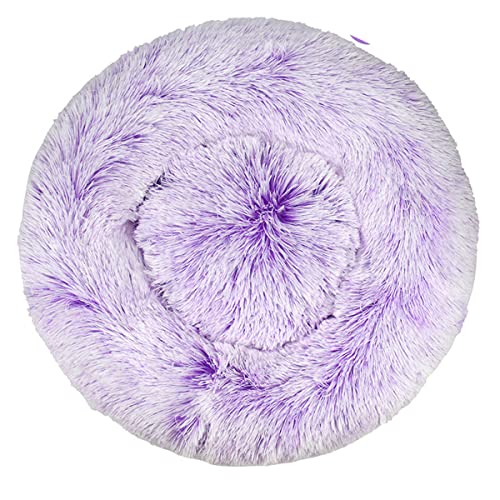 JunJiale Beruhigendes Hundebett und Katzenbett, Anti-Angst-Donut-Hundebett, wärmend, gemütlich, weich, rundes Bett, für kleine, mittelgroße Hunde und Katzen, 109 cm JunJiale Beruhigendes Hundebett und Katzenbett, Anti-Angst-Donut-Hundebett, wärmend, gemütlich, weich, rundes Bett, für kleine, mittelgroße Hunde und Katzen, 109 cm von JunJiale
