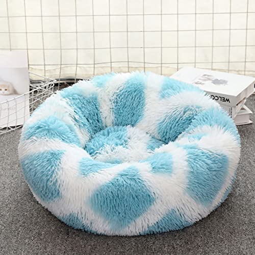 JunJiale Beruhigendes Hundebett und Katzenbett, Anti-Angst-Donut-Hundebett, wärmend, gemütlich, weich, rundes Bett, für kleine, mittelgroße Hunde und Katzen, 99 cm JunJiale Beruhigendes Hundebett und Katzenbett, Anti-Angst-Donut-Hundebett, wärmend, gemütlich, weich, rundes Bett, für kleine, mittelgroße Hunde und Katzen, 99 cm von JunJiale