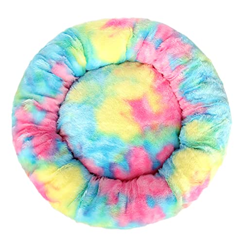 JunJiale Calming Dogs Hundebett, Anti-Angst, maschinenwaschbar, flauschig, luxuriös, rutschfest, wasserdicht, wärmend, gemütlich, weich, rund, Durchmesser 110 cm JunJiale Calming Dogs Hundebett, Anti-Angst, maschinenwaschbar, flauschig, luxuriös, rutschfest, wasserdicht, wärmend, gemütlich, weich, rund, Durchmesser 110 cm von JunJiale