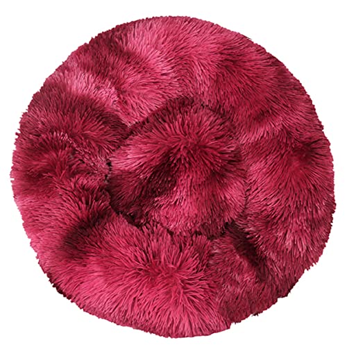 JunJiale Calming Dogs Hundebett, Anti-Angst, maschinenwaschbar, flauschig, luxuriös, rutschfest, wasserdicht, wärmend, gemütlich, weich, rund, Durchmesser 110 cm JunJiale Calming Dogs Hundebett, Anti-Angst, maschinenwaschbar, flauschig, luxuriös, rutschfest, wasserdicht, wärmend, gemütlich, weich, rund, Durchmesser 110 cm von JunJiale