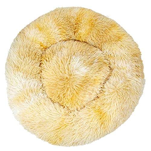 JunJiale Calming Dogs Hundebett, Anti-Angst, maschinenwaschbar, flauschig, luxuriös, rutschfest, wasserdicht, wärmend, gemütlich, weich, rund, Durchmesser 120 cm JunJiale Calming Dogs Hundebett, Anti-Angst, maschinenwaschbar, flauschig, luxuriös, rutschfest, wasserdicht, wärmend, gemütlich, weich, rund, Durchmesser 120 cm von JunJiale