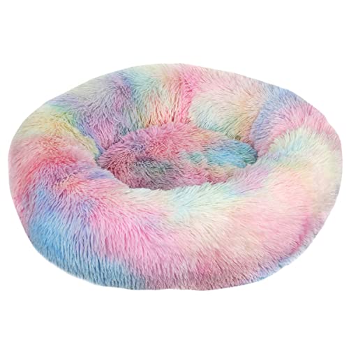 JunJiale Calming Dogs Hundebett, Anti-Angst, maschinenwaschbar, flauschig, luxuriös, rutschfest, wasserdicht, wärmend, gemütlich, weich, rund, Durchmesser 120 cm JunJiale Calming Dogs Hundebett, Anti-Angst, maschinenwaschbar, flauschig, luxuriös, rutschfest, wasserdicht, wärmend, gemütlich, weich, rund, Durchmesser 120 cm von JunJiale