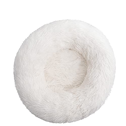 JunJiale Calming Dogs Hundebett, Anti-Angst, maschinenwaschbar, flauschig, luxuriös, rutschfest, wasserdicht, wärmend, gemütlich, weich, rund, Durchmesser 50 cm JunJiale Calming Dogs Hundebett, Anti-Angst, maschinenwaschbar, flauschig, luxuriös, rutschfest, wasserdicht, wärmend, gemütlich, weich, rund, Durchmesser 50 cm von JunJiale