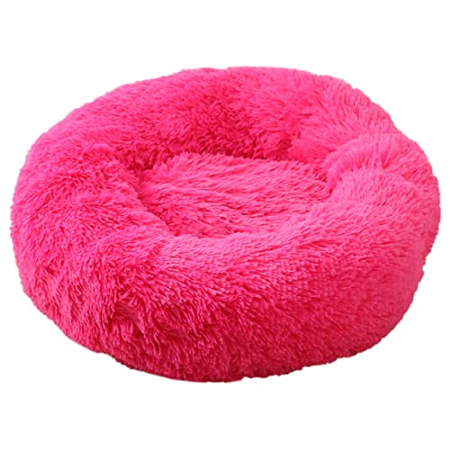 JunJiale Hundebett, beruhigend, für kleine, mittelgroße und große Hunde – rundes Donut-Hundebett, waschbar, rutschfest, künstlich, flauschig, Donut, Kuschel, Angst, Katzenbett, 88,9 cm JunJiale Hundebett, beruhigend, für kleine, mittelgroße und große Hunde – rundes Donut-Hundebett, waschbar, rutschfest, künstlich, flauschig, Donut, Kuschel, Angst, Katzenbett, 88,9 cm von JunJiale