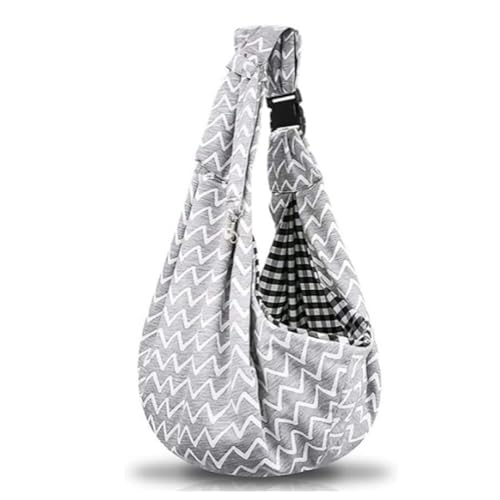 Junbec-Pet Tragetücher für kleine Hunde, verstellbare Tragetasche für Welpen, Katzen, Netzstoff, freihändig, ausbruchsicher, für kleine Haustiere, 4,5 kg, täglicher Spaziergang, Outdoor-Aktivitäten von Junbec-Pet