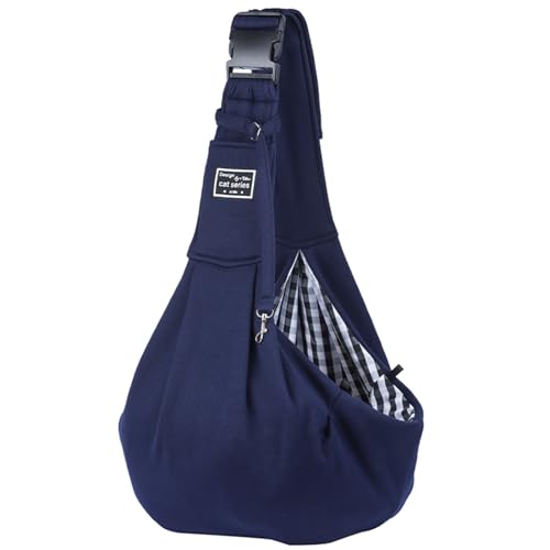 Junbec-Pet Tragetücher für kleine Hunde, verstellbare Tragetasche für Welpen, Katzen, Netzstoff, freihändig, ausbruchsicher, für kleine Haustiere, 4,5 kg, täglicher Spaziergang, Outdoor-Aktivitäten von Junbec-Pet