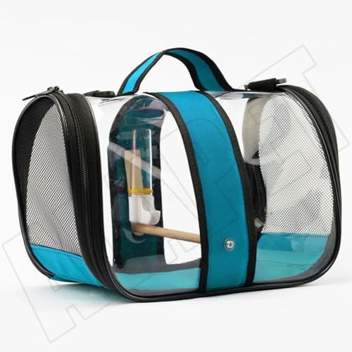 Vogel Transporttasche mit Sitzstange & Tränke – Tragetasche für Wellensittiche & kleine Vögel – Atmungsaktiv & Transparent Vogel Transporttasche mit Sitzstange & Tränke – Tragetasche für Wellensittiche & kleine Vögel – Atmungsaktiv & Transparent von Jungengel