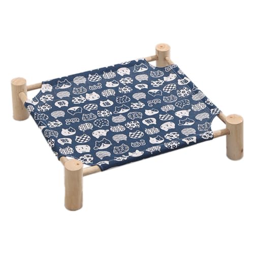 Junterone Hängematte für Katzen und Hunde, Hängematte für Katzen, aus Holz, Kühlbett, erhöht, abnehmbar, tragbar, für Innen- und Außenbereich, Haustierbett, geeignet für G Junterone Hängematte für Katzen und Hunde, Hängematte für Katzen, aus Holz, Kühlbett, erhöht, abnehmbar, tragbar, für Innen- und Außenbereich, Haustierbett, geeignet für G von Junterone