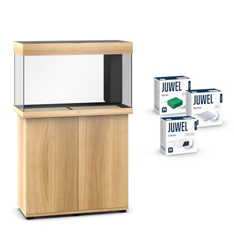 JUWEL Aquarium Rio 125 Kombination helles Holz Premium-Bundle von Juwel Aquarium