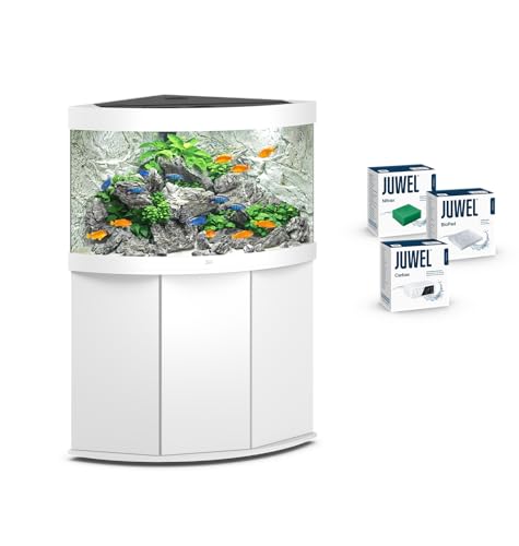 JUWEL Aquarium - Trigon 190 Kombination Weiß Premium-Bundle von Juwel Aquarium