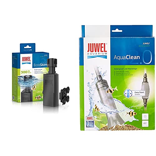 Juwel Aquarium 87025 EccoSkim - Oberflächenabsauger & 87022 AquaClean 2.0 - Bodengrund- und Filterreiniger, Einheitsgröße, transparent von Juwel Aquarium