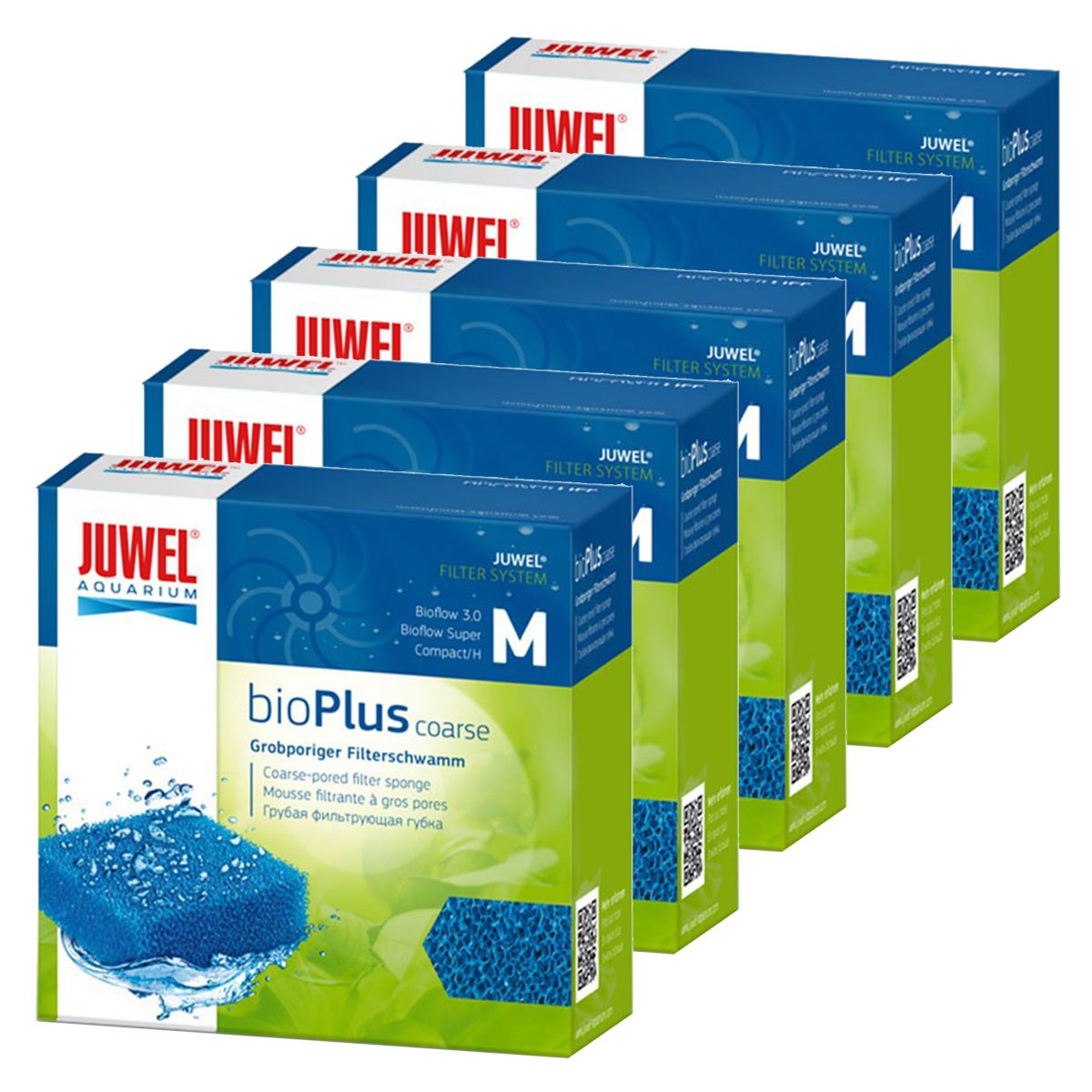 Juwel Filterschwamm bioPlus Bioflow grob 5xBioflow 3.0-Compact von Juwel