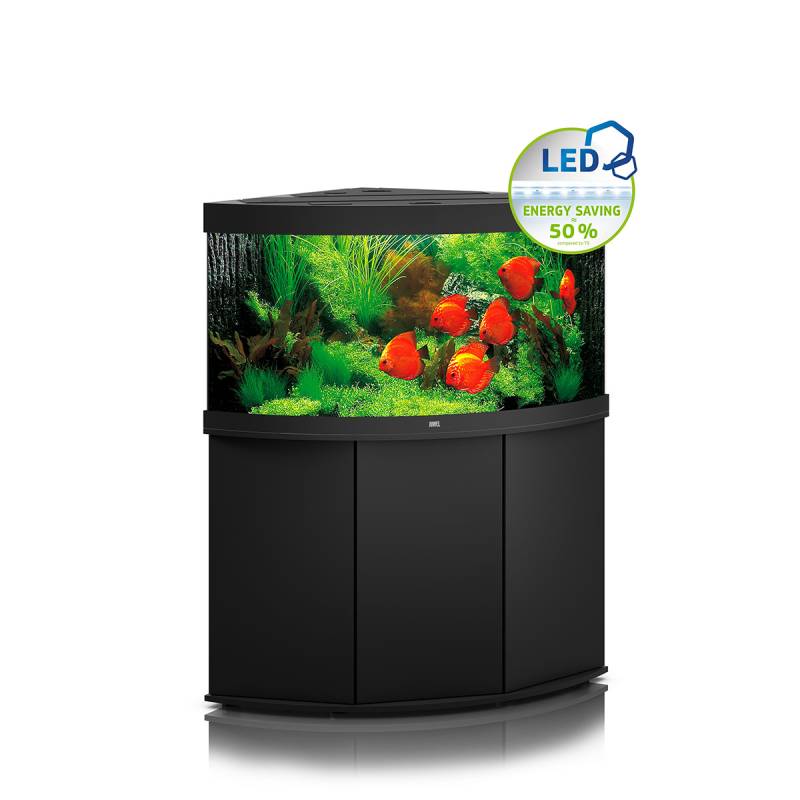 Juwel Komplett Eck-Aquarium Trigon 350 LED mit Unterschrank SBX schwarz von Juwel