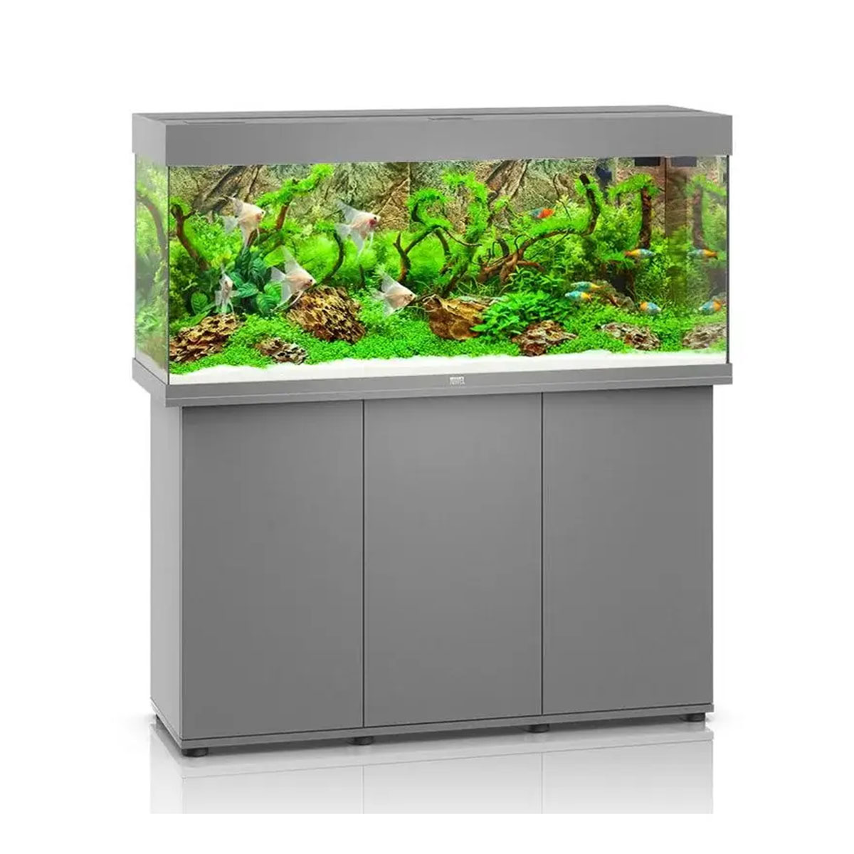 Juwel Rio 240 LED Komplett Aquarium mit Unterschrank SBX grau von Juwel