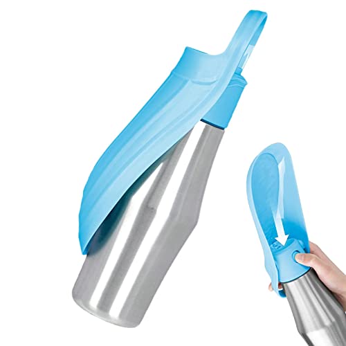 Juzinqu Hundetrinkflasche für Unterwegs | 750 ml Trinkflasche Hund | Faltbarer Hunde Trinkflasche to go Edelstahl | Hunde Zubehör Water Bottle für Hunde & Katzen für Außenbereich, BPA-frei Juzinqu Hundetrinkflasche für Unterwegs | 750 ml Trinkflasche Hund | Faltbarer Hunde Trinkflasche to go Edelstahl | Hunde Zubehör Water Bottle für Hunde & Katzen für Außenbereich, BPA-frei von Juzinqu