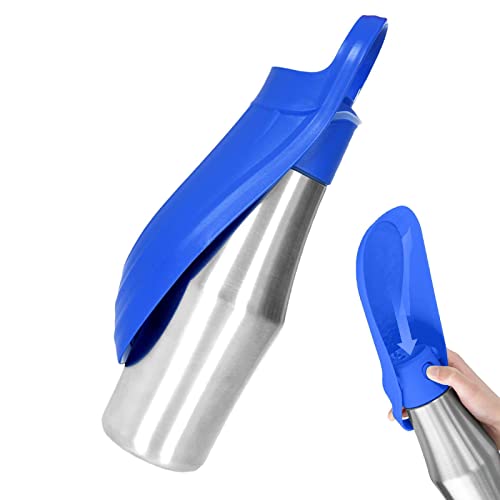Juzinqu Hundetrinkflasche für Unterwegs | 750 ml Trinkflasche Hund | Faltbarer Hunde Trinkflasche to go Edelstahl | Hunde Zubehör Water Bottle für Hunde & Katzen für Außenbereich, BPA-frei Juzinqu Hundetrinkflasche für Unterwegs | 750 ml Trinkflasche Hund | Faltbarer Hunde Trinkflasche to go Edelstahl | Hunde Zubehör Water Bottle für Hunde & Katzen für Außenbereich, BPA-frei von Juzinqu