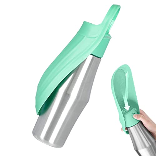 Juzinqu Hundetrinkflasche für Unterwegs | 750 ml Trinkflasche Hund | Faltbarer Hunde Trinkflasche to go Edelstahl | Hunde Zubehör Water Bottle für Hunde & Katzen für Außenbereich, BPA-frei Juzinqu Hundetrinkflasche für Unterwegs | 750 ml Trinkflasche Hund | Faltbarer Hunde Trinkflasche to go Edelstahl | Hunde Zubehör Water Bottle für Hunde & Katzen für Außenbereich, BPA-frei von Juzinqu