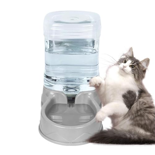 Automatic Cat Feeder, Cat Waterer Food Feeder, Large Capacity Dog and Cat Food and Water Dispenser with System, Automatic Pet Feeder and Waterer for Small to Medium Pets, Convenient Food Automatic Cat Feeder, Cat Waterer Food Feeder, Large Capacity Dog and Cat Food and Water Dispenser with System, Automatic Pet Feeder and Waterer for Small to Medium Pets, Convenient Food von Jvjggag