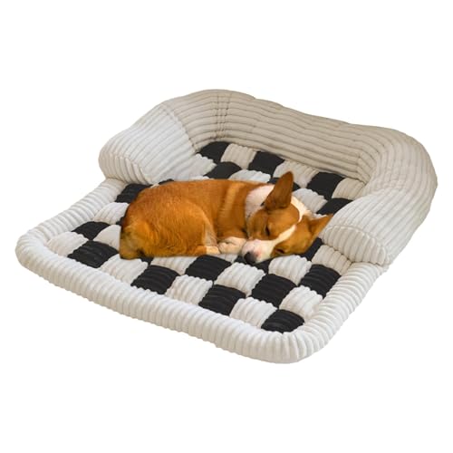 Couchbett für Hunde, Sofabettmatte für Haustiere, waschbarer Haustiermöbelbezug, verdicktes, flauschiges, beruhigendes Hundebett, flexible rutschfeste Matte, Katzencouchschutz für Sofas, 27,56 x 27,56 Couchbett für Hunde, Sofabettmatte für Haustiere, waschbarer Haustiermöbelbezug, verdicktes, flauschiges, beruhigendes Hundebett, flexible rutschfeste Matte, Katzencouchschutz für Sofas, 27,56 x 27,56 von Jvjggag
