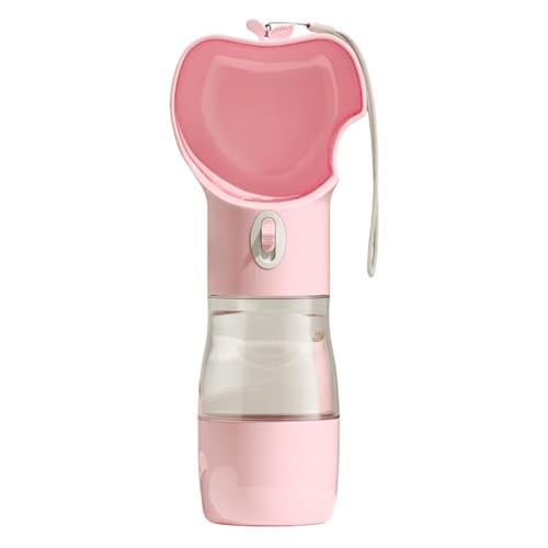 Haustierflasche, Wasserspender, tragbare Hundewasserflasche, Haustier-Trinkbecher, 2-in-1-Design Haustierfutter und Wasser-Futternapf, tragbar, für den Außenbereich, reisefreundlich, stabiles von Jvjggag