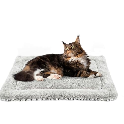 Jvjggag Cat Warming Pad, Self-Heating Thermal Mat, Extra Warm and Cozy Cushion for Winter Comfort, Crinkle-FreeMylar, Noiseless, Machine Washable Blanket for Dogs & Cats, Cage Floor Use Jvjggag Cat Warming Pad, Self-Heating Thermal Mat, Extra Warm and Cozy Cushion for Winter Comfort, Crinkle-FreeMylar, Noiseless, Machine Washable Blanket for Dogs & Cats, Cage Floor Use von Jvjggag