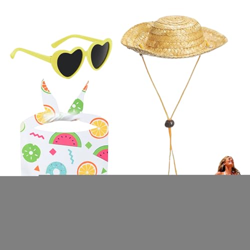 Jvjggag -Gänse-Kleidung – niedliche -Gänse-Hüte | Strandurlaubsthema niedliche Sonnenbrille, Strohhut für Pool, Meer, Hochzeit, Heimtextilien, Garten von Jvjggag