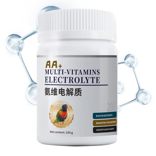 Jvjggag Multivitamine Für Vögel, Bio Ergänzungsfutter Für Nymphensittiche, Leckerlis Mit Beeren, Verdauungsunterstützung, Käfig, Zuhause, Reise Und Förderung Der Futtersuche von Jvjggag