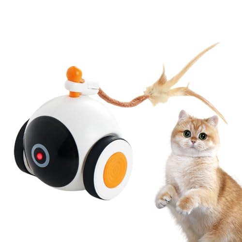 Jvjggag Rollendes Katzenspielzeug, elektrischer Ball, interaktives Katzenspielzeug – bewegungsaktiviert, automatische Indoor-Spiele mit Schwanz, Haustierzubehör zur Linderung von Langeweile, halten Jvjggag Rollendes Katzenspielzeug, elektrischer Ball, interaktives Katzenspielzeug – bewegungsaktiviert, automatische Indoor-Spiele mit Schwanz, Haustierzubehör zur Linderung von Langeweile, halten von Jvjggag