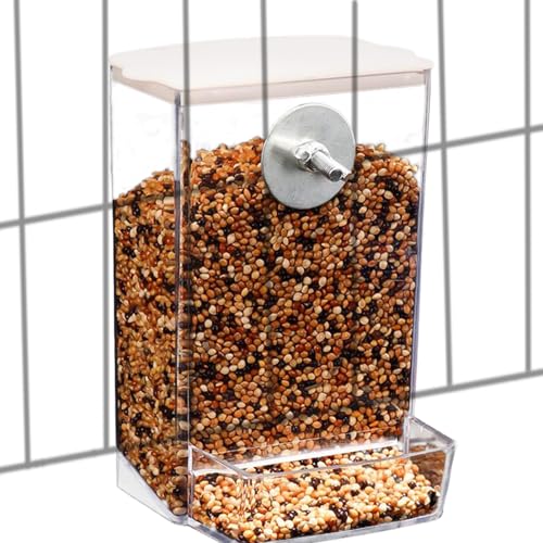 Jvjggag Vogelfutterspender – Automatisches Nachfüllen, Outdoor-Futterspender mit abnehmbarem transparentem Behälter für Papageien, Kolibris, Hühner, einfache Montage, Fensterdeck-Zubehör Jvjggag Vogelfutterspender – Automatisches Nachfüllen, Outdoor-Futterspender mit abnehmbarem transparentem Behälter für Papageien, Kolibris, Hühner, einfache Montage, Fensterdeck-Zubehör von Jvjggag