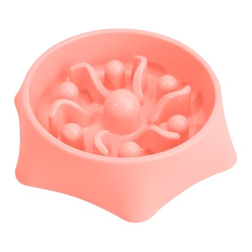 Langsamer Futternapf, Hundenapf, rutschfester Hundefutternapf, langsamer Futternapf, Anti-Erstickungs-Design, Puzzle-Futterspender, rutschfeste Basis, stabiles Material, leicht zu reinigen, erhöht die von Jvjggag
