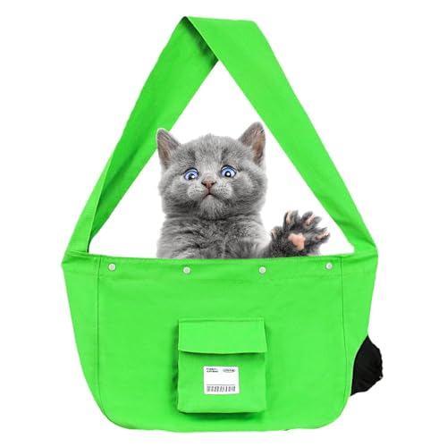 Pet Sling Bag, Adjustable Canvas Bag, Pet Sling Carrier for Cats, Cat Carrying Sling Pet Carrier Bag - Large Capacity Shoulder Chest Bag Cat Carrying Bag Pet Tote Pouch for Small Medium Dogs Cats Pets Pet Sling Bag, Adjustable Canvas Bag, Pet Sling Carrier for Cats, Cat Carrying Sling Pet Carrier Bag - Large Capacity Shoulder Chest Bag Cat Carrying Bag Pet Tote Pouch for Small Medium Dogs Cats Pets von Jvjggag